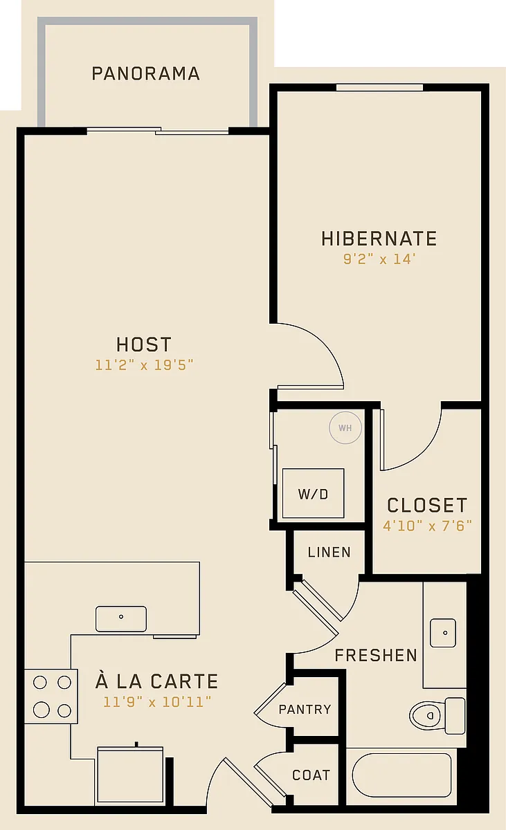 Floor plan A1J