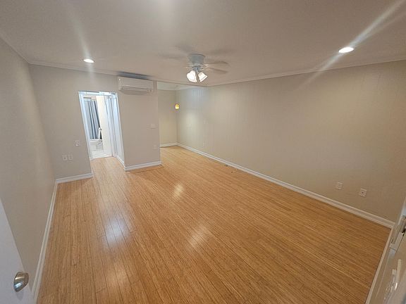 Split system AC and ceiling fan