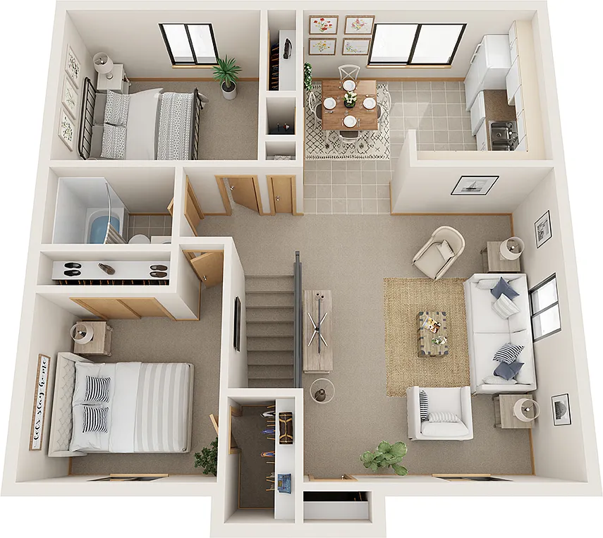Floor plan Alleghney Upper