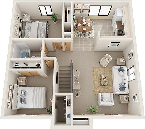 Floor plan Alleghney Upper
