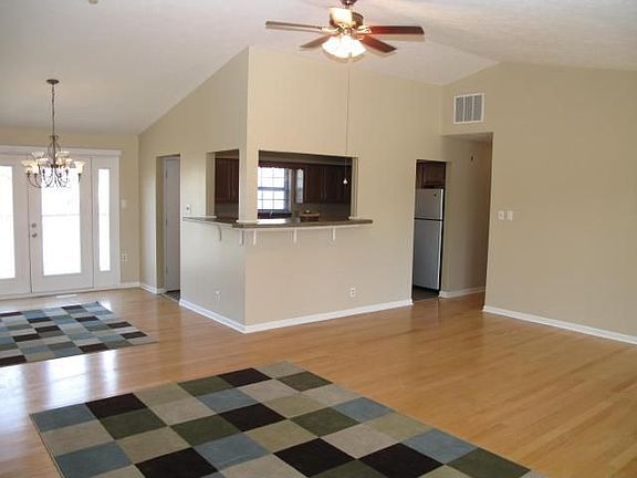 View looking toward the Dining Room, Kitchen and Bedroom hallway.