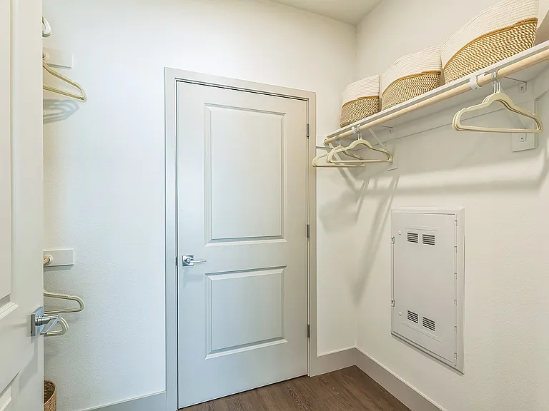 Spacious walk-in closet to fit all your clothes