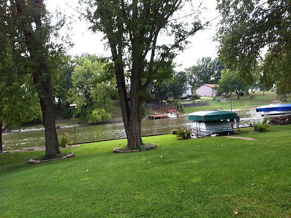 Backyard view from deck
