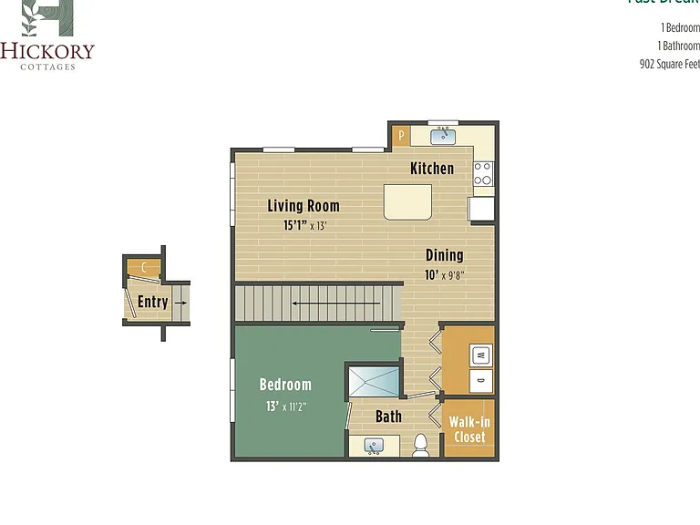 Hickory Cottages Apartment Homes — Photo 58