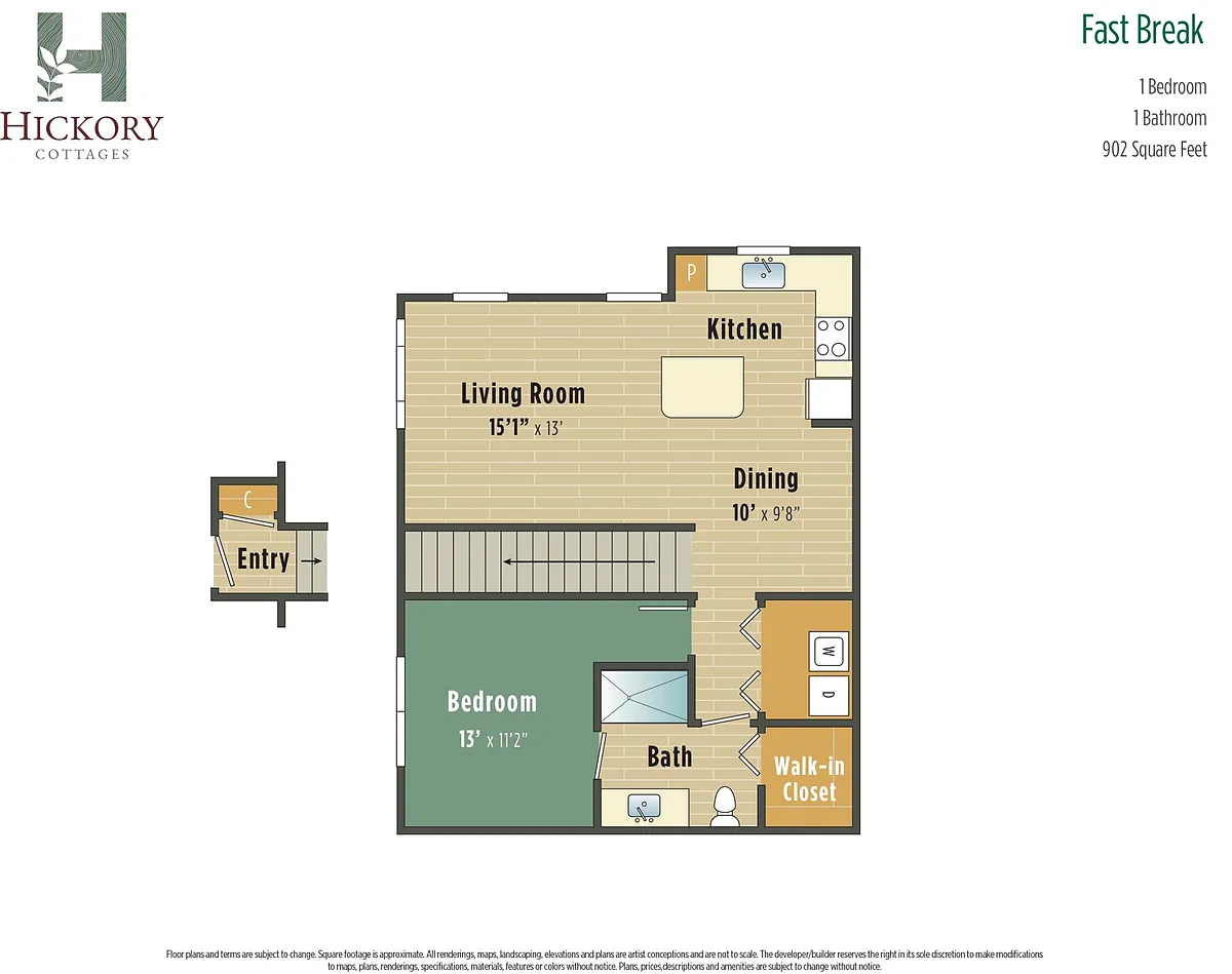 Floor plan Fast Break
