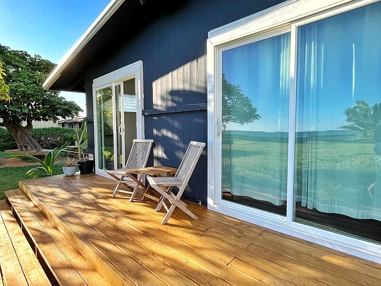Take in the ocean views from your private bedroom deck.