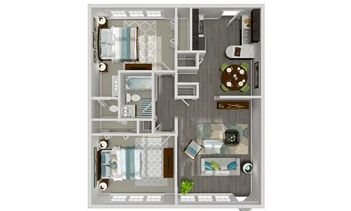 Floor plan 2X15