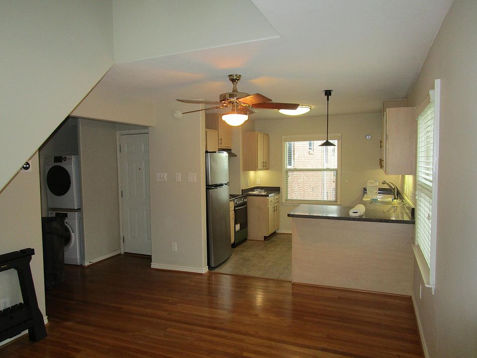 Living room to kitchen view