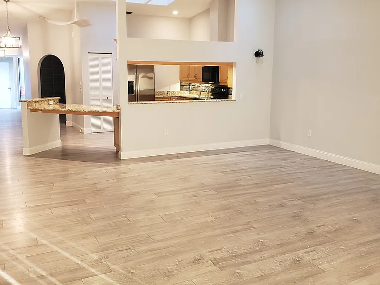 A picture of the new fans (look at the kitchen)