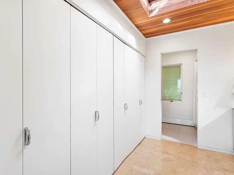 closets in main queen bedroom