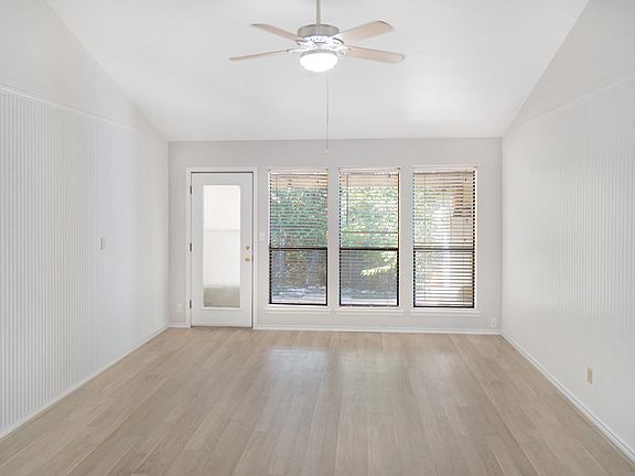 The space unstaged from the front door.