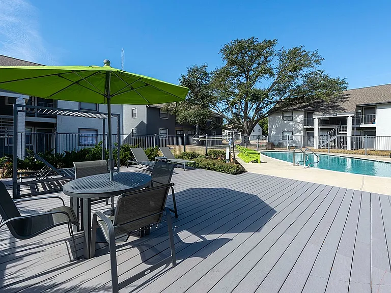 Grove at Southwood Pool plus Table and Shade
