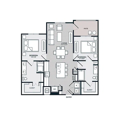 Floor plan B2 ANSI
