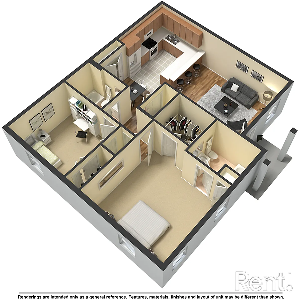 Floor plan B2