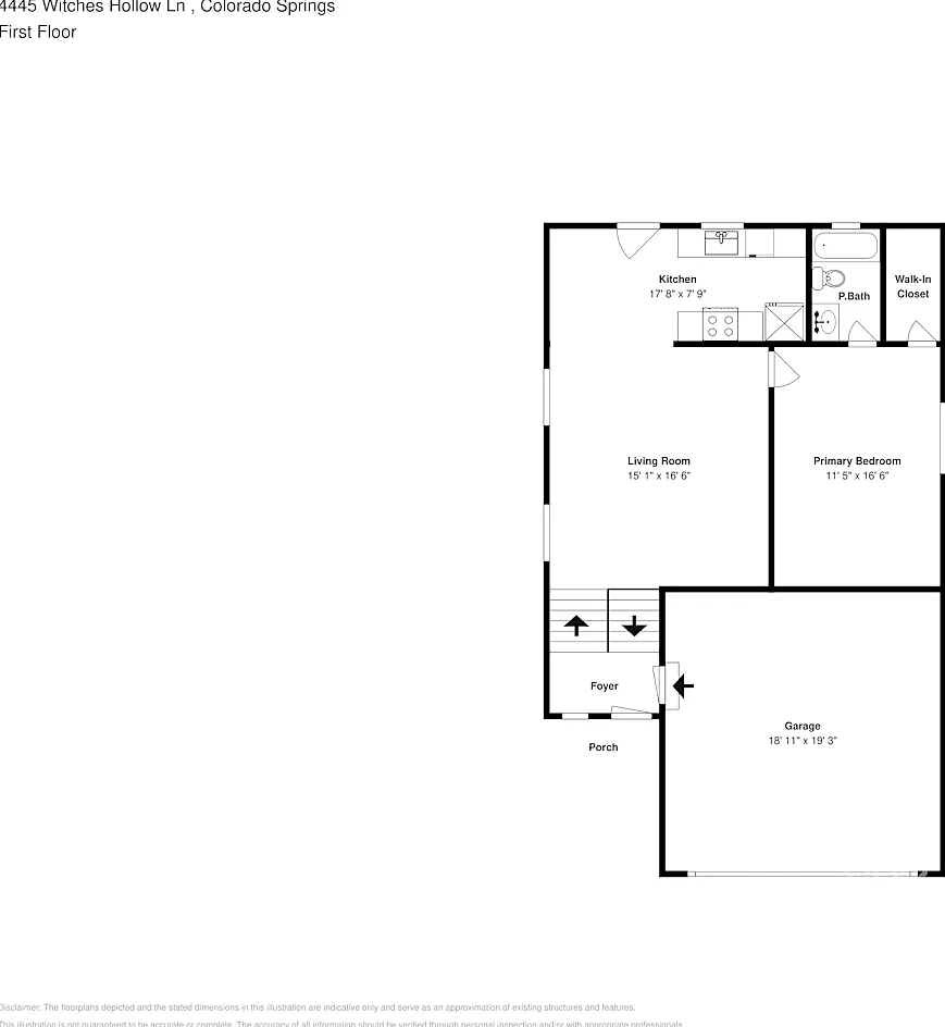 4445 Witches Hollow Ln Colorado Springs, CO 80911 — Photo 2