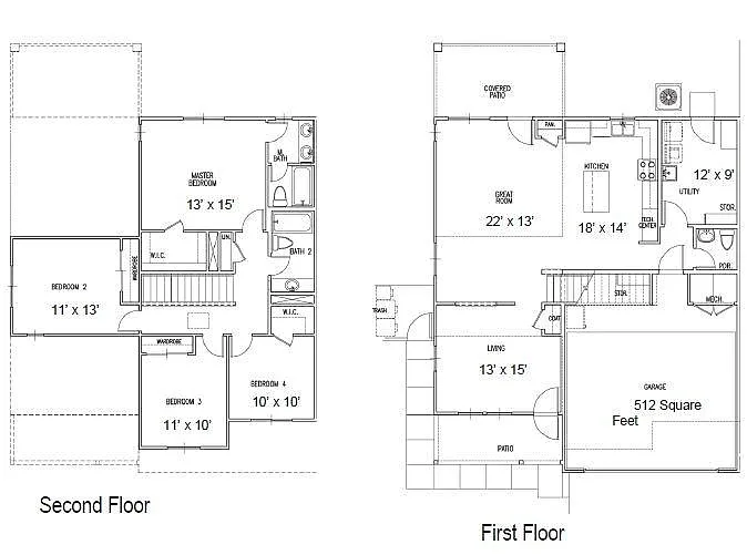 Floor plan NCO - Frederick