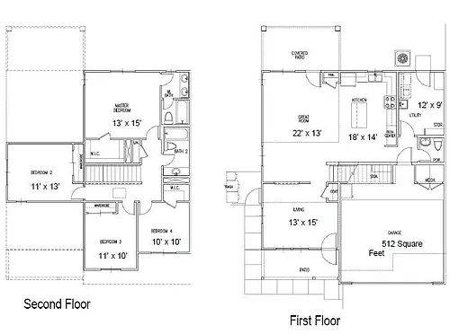 Floor plan NCO - Frederick