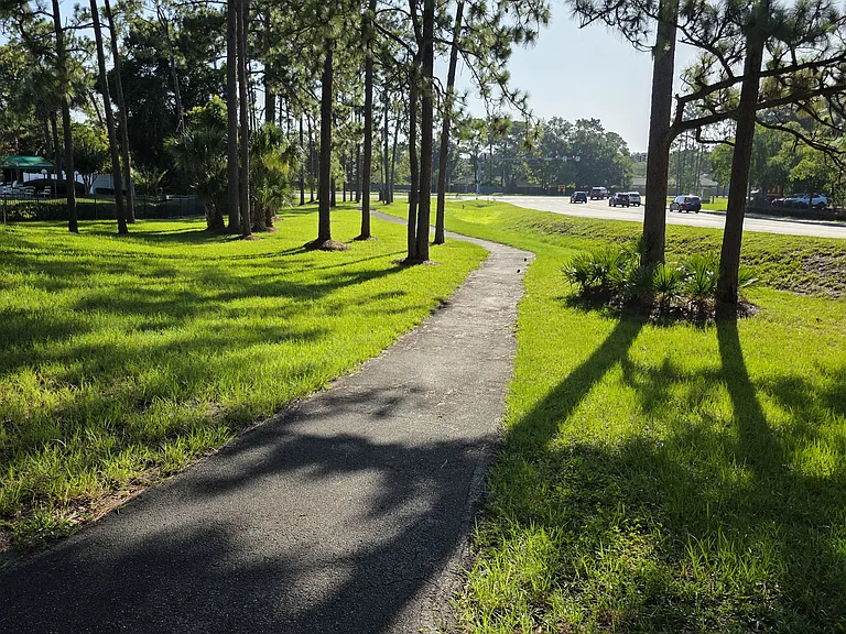 walking trail to the community center comes directly from the property to the community center, and twin lakes gazebo