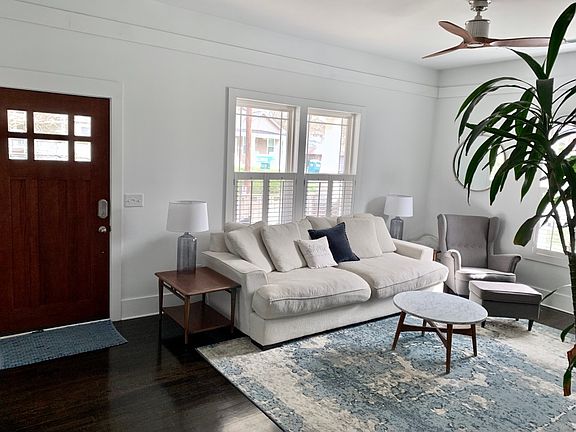 Front door, family room