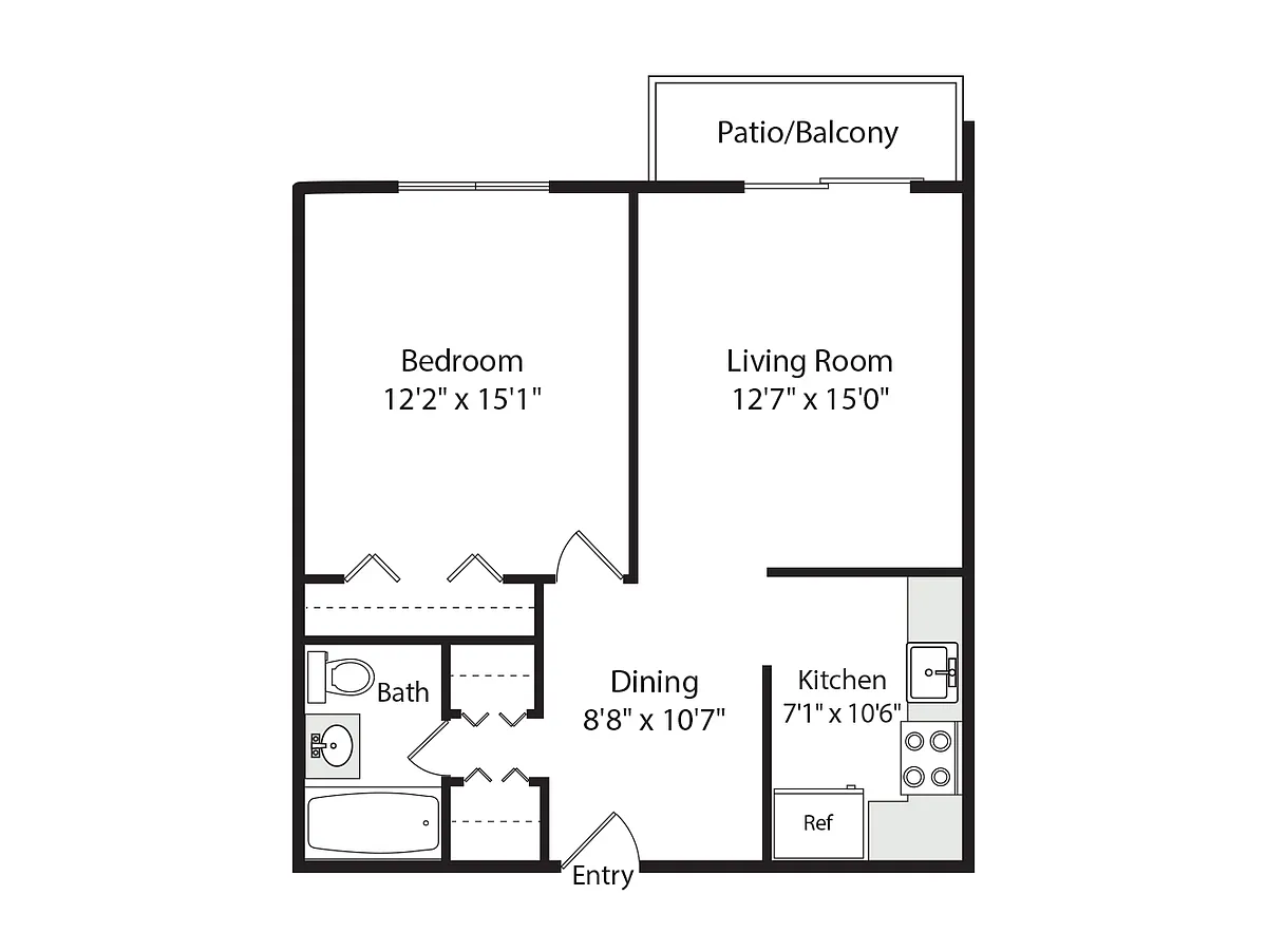 Floor plan A1B