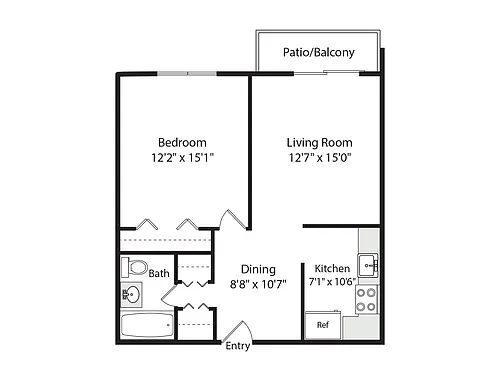 Floor plan A1BR