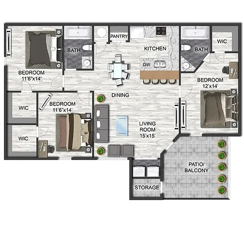Floor plan C1