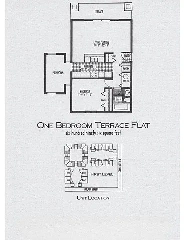 Floor plan Terrace Flat