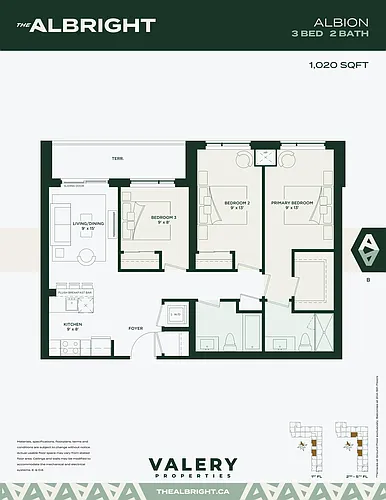 Floor plan Albion