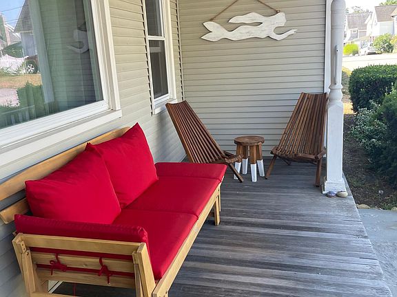 Relax on the porch with a cup of coffee