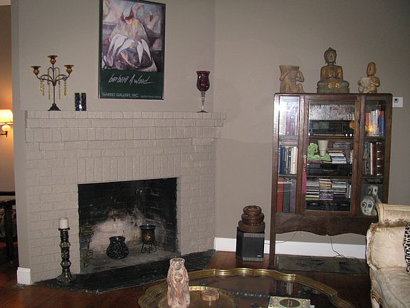 Brick Fireplace