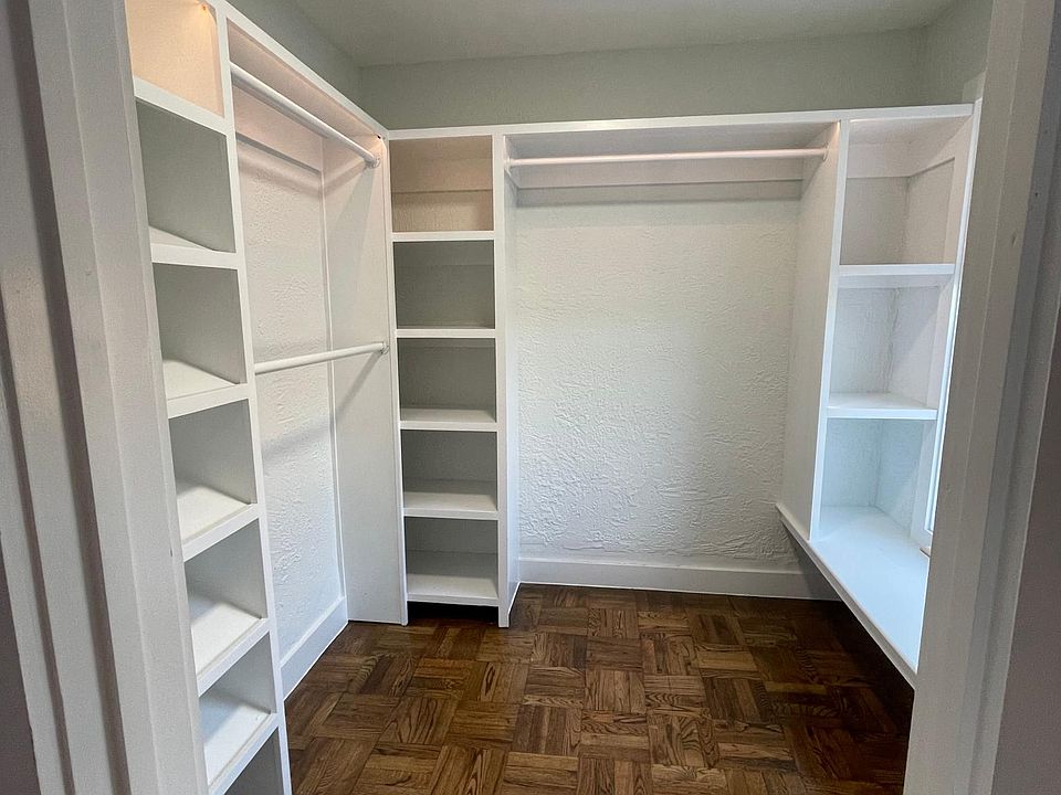 Master bedroom with huge walk in closet