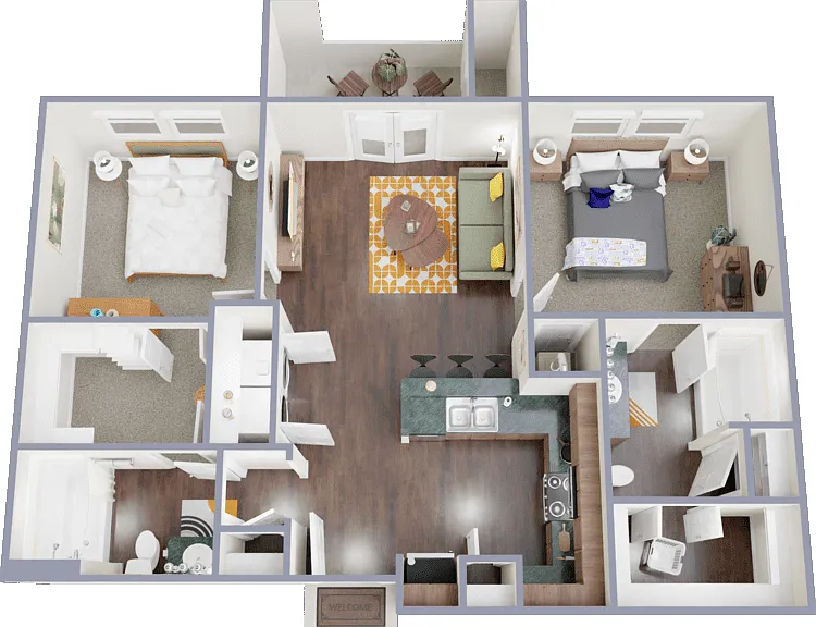B1 Floorplan Diagram