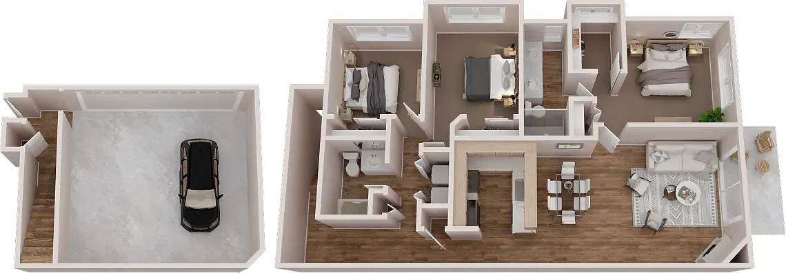 Floor plan 3X2 A Classic