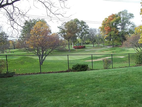 Back facing golf course