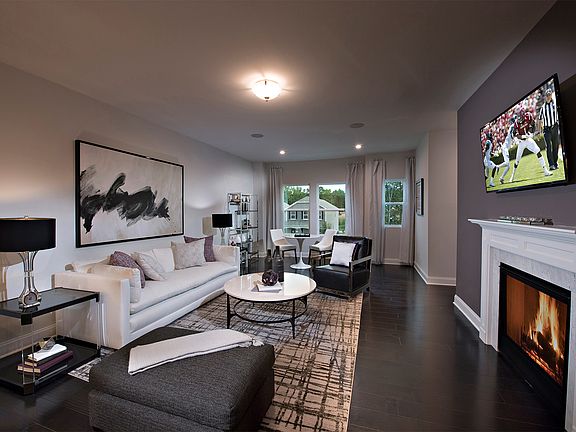 Fairview floorplan at Brickyard Townhomes in Raleigh.