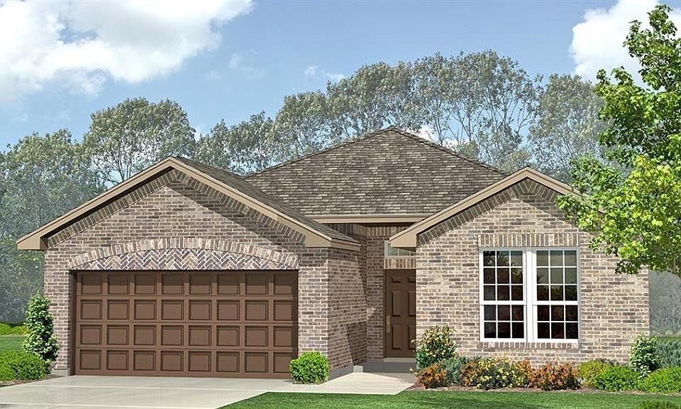 D.R. Horton's Hobbs Floorplan. Photos shown here may not depict the specified home & features included are for illustration purposes only