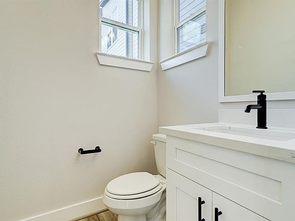 Half bathroom on the 2nd floor adjacent to the living room.