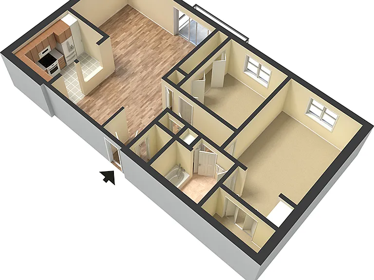 2 Bedroom Dressing (2) 2 Bedroom Dressing (2)