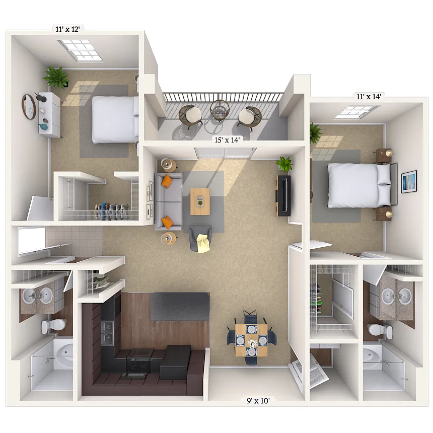 Floor plan The Spyglass