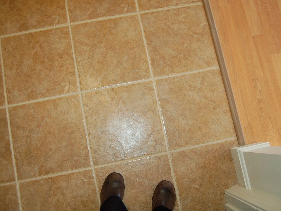 Ceramic Tile in Kitchen, Dining and Bathroom