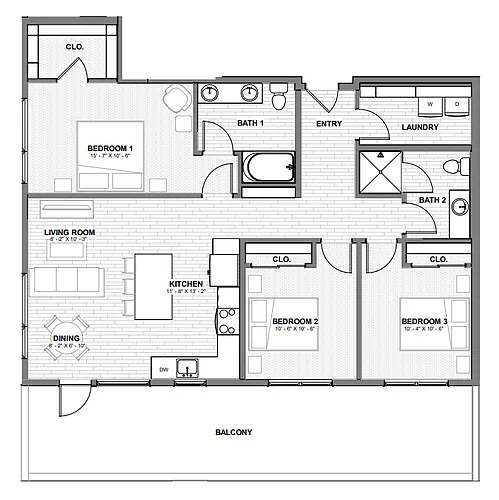 Floor plan Hill