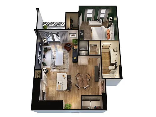 Floor plan Green