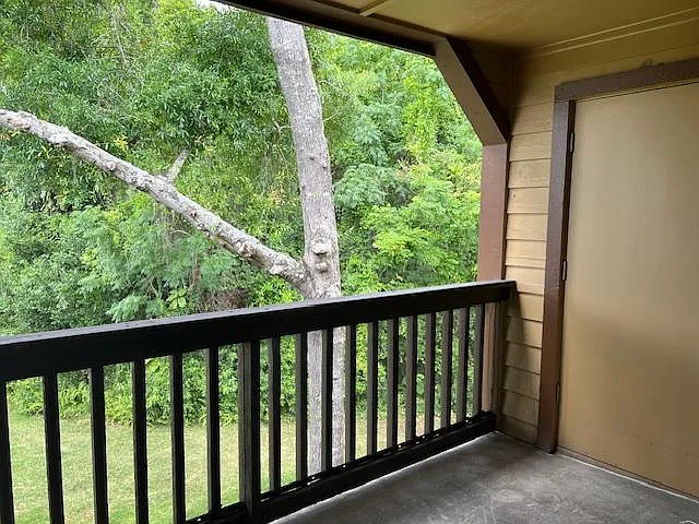 Balcony with additional storage