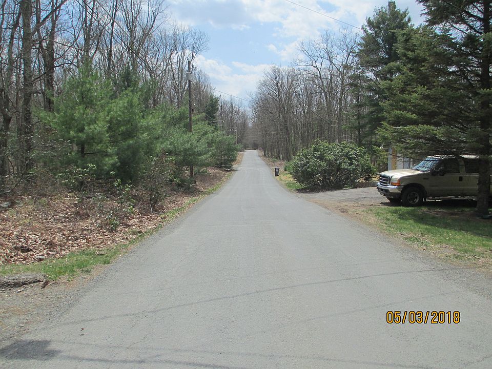 Looking down the street. 
