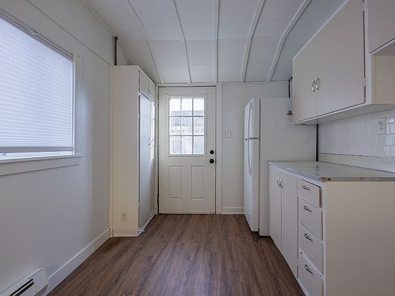 Kitchen looking at the front door