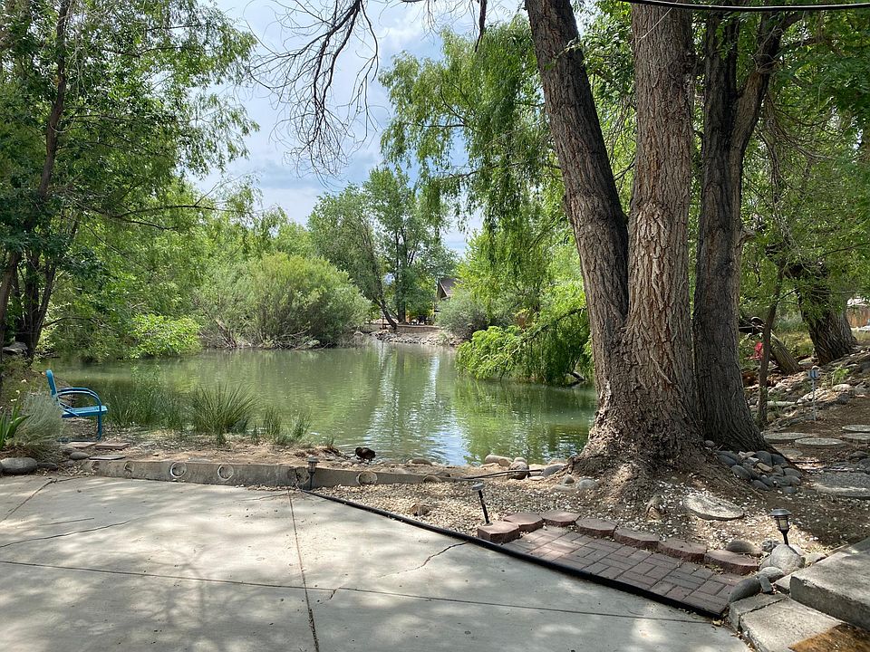 The view as you step out the front door in the spring.