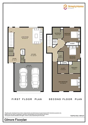 Floor plan 2626 Camrola Way