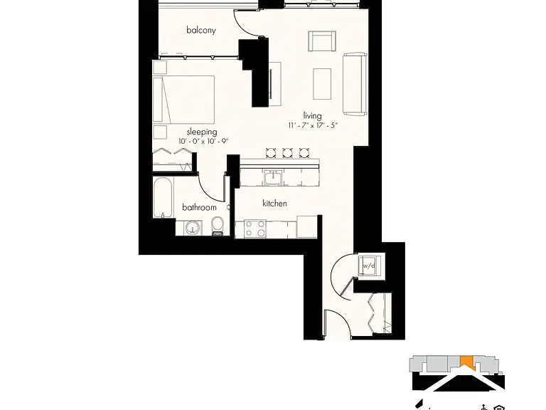 637 Wells 1bed 1bath — Photo 22