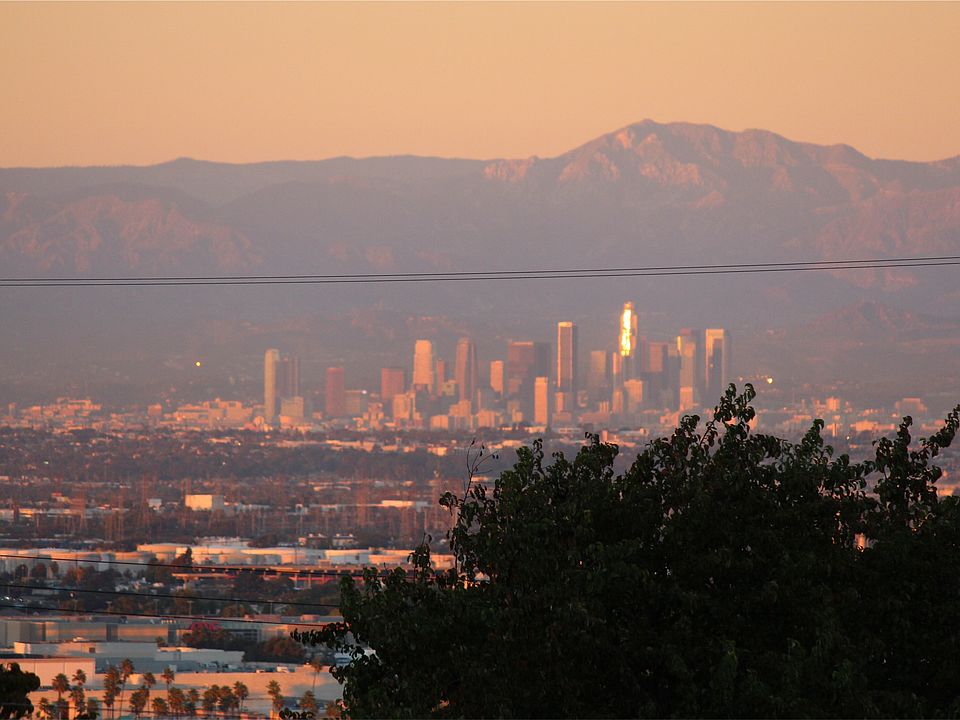 View of downtown LA