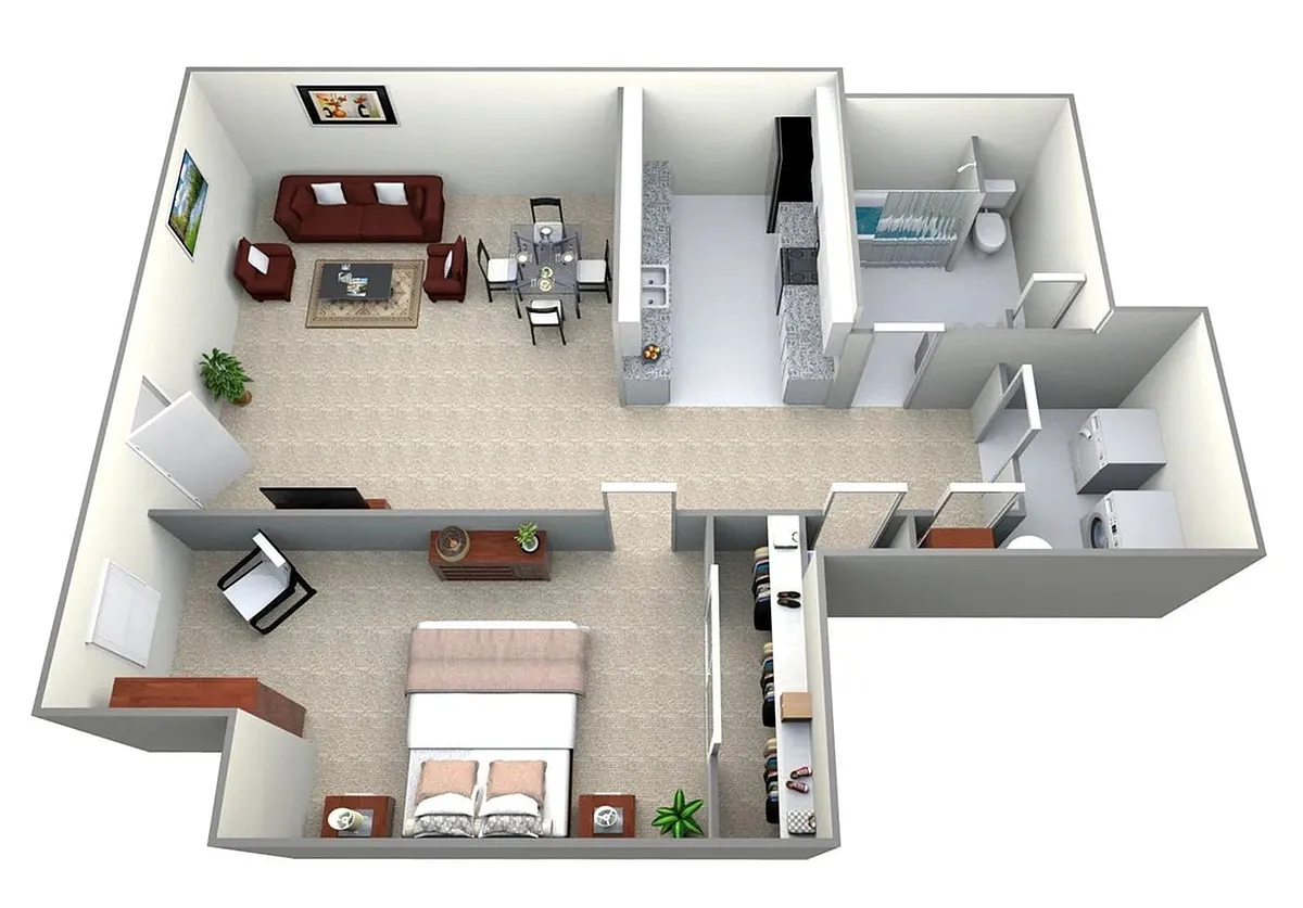 Floor plan Studio